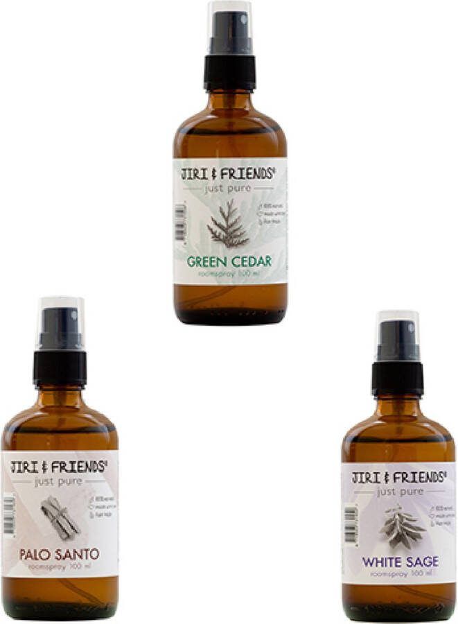 Jiri & Friends Jiri and Friends diffuser aromatherapie combipak 3 flesjes