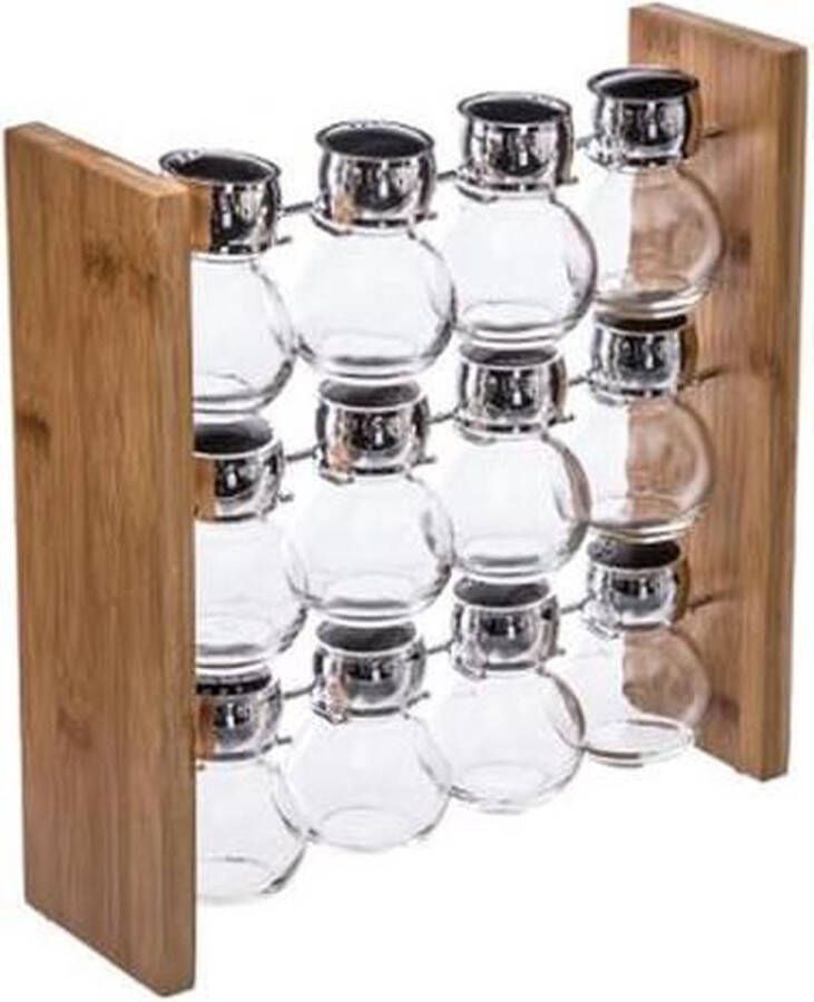 JJA Secret de Gourmet Kruidenrek Bamboe Roteerbaar