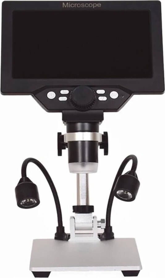 JK24 Microscoop digitaal Microscoop 7inch LCD display HD 12 million pixels Vergrootingsfactoor 500x-1500x
