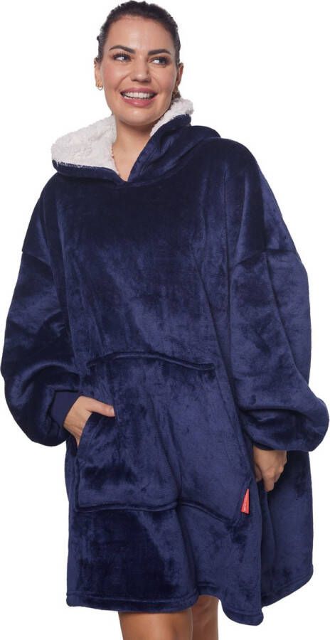 Jml Homie Hoodie – Oversized hoodie – Hoodie Deken – Unisex – Eén maat – Blauw