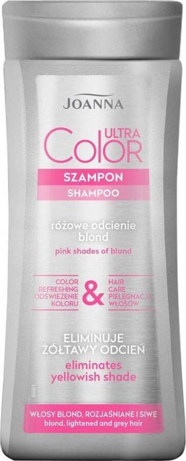 Joanna Ultra Color System Shampoo For Pink Shade For Blond And Lightened Hair 200Ml