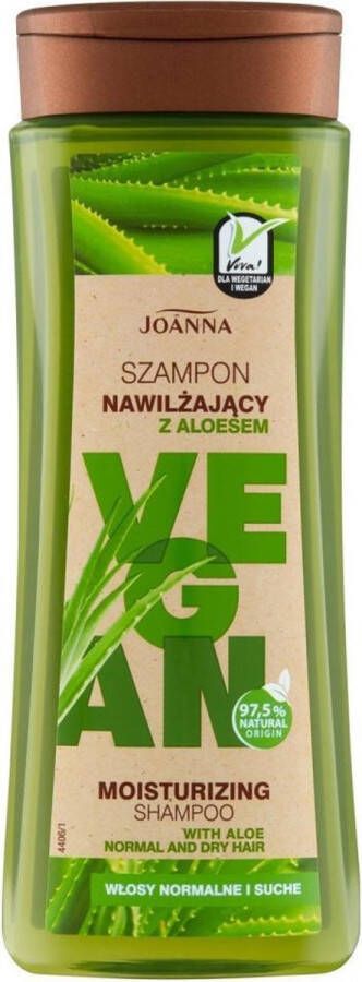 Joanna Vegan Moisturizing Shampoo Moisturizing Shampoo From Aloe Vera 300Ml