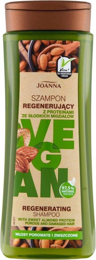 Joanna Vegan Regenerating Shampoo Regenerating Shampoo From Proteins From Almonds 300Ml