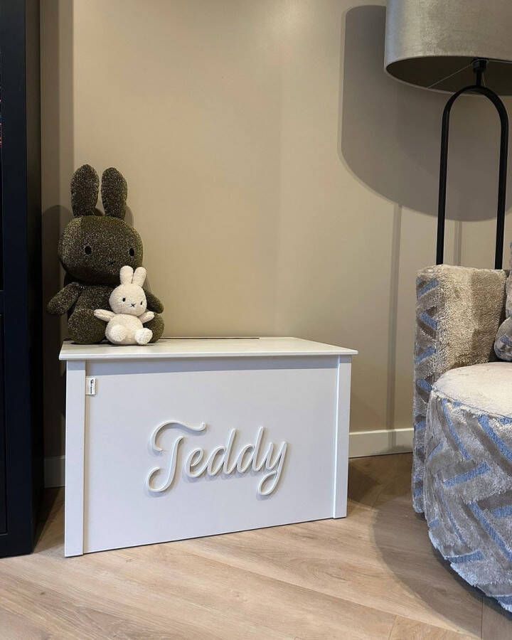 Joan s label Speelgoedkisten opbergkist Joanslabel hout Houten Speelgoedkist Modern met naam gepersonaliseerd handgemaakte