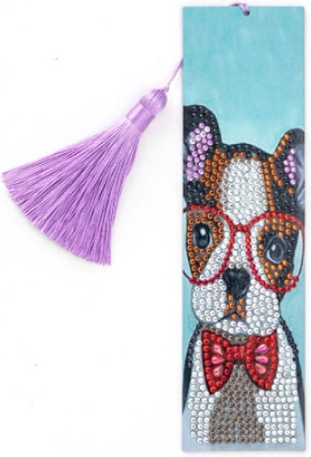 JobaStores Diamond Painting Boekenlegger Hond
