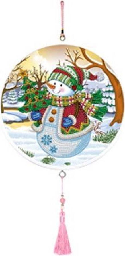 JobaStores Diamond Painting Wandornament Kerst (Sneeuwpop)