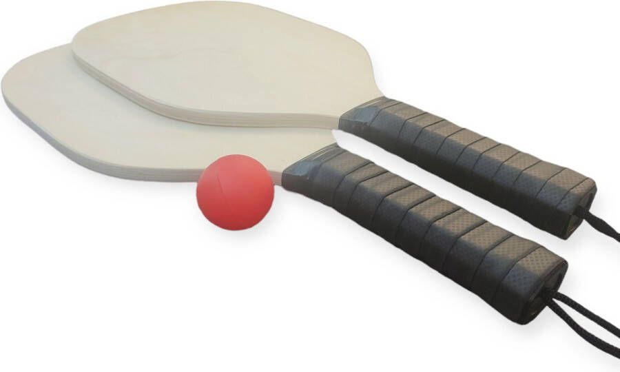 Jobber Playground Jobber Professioneel Beachtennis Set Beachball set Strandtennis Rackets met Rubber Grip
