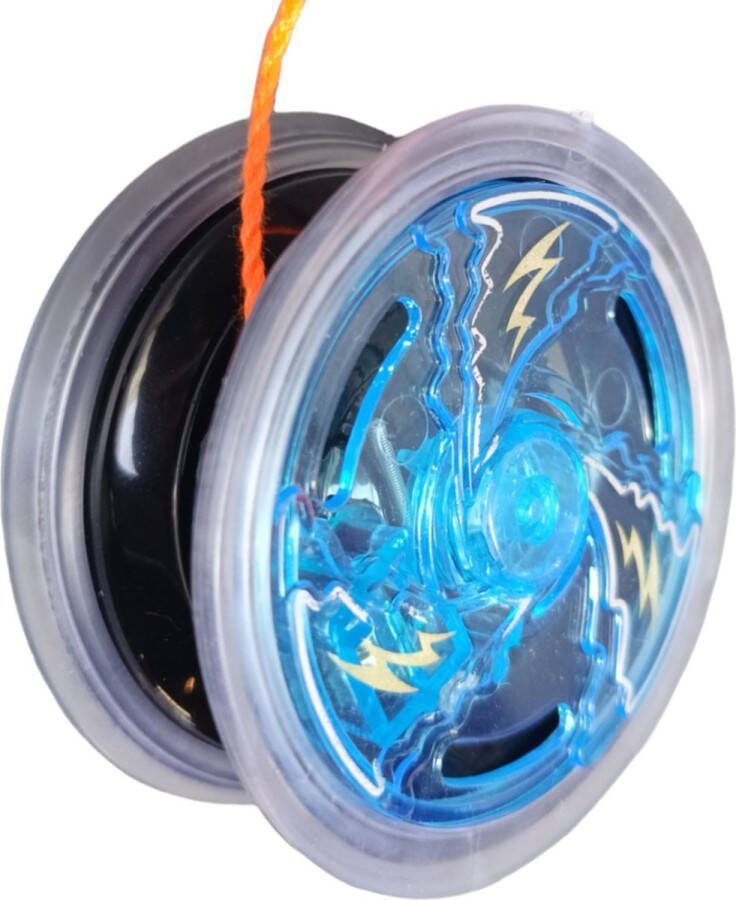 Jobber Toys Jobber Jojo met verlichting Yoyo met licht Multicolor met blauw