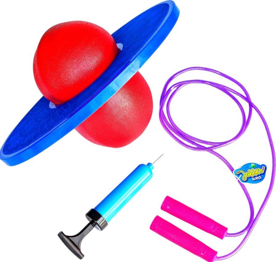 Jobber Toys SET Glitter Springtouw + Lolobal incl. pompje