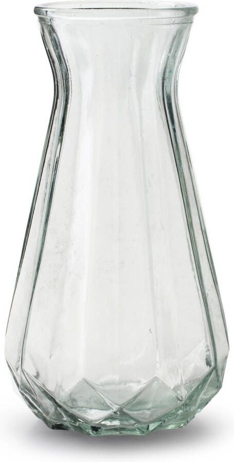 Jodeco Bloemenvaas Stijlvol Model Helder transparant Glas H24 X D13 5 Cm