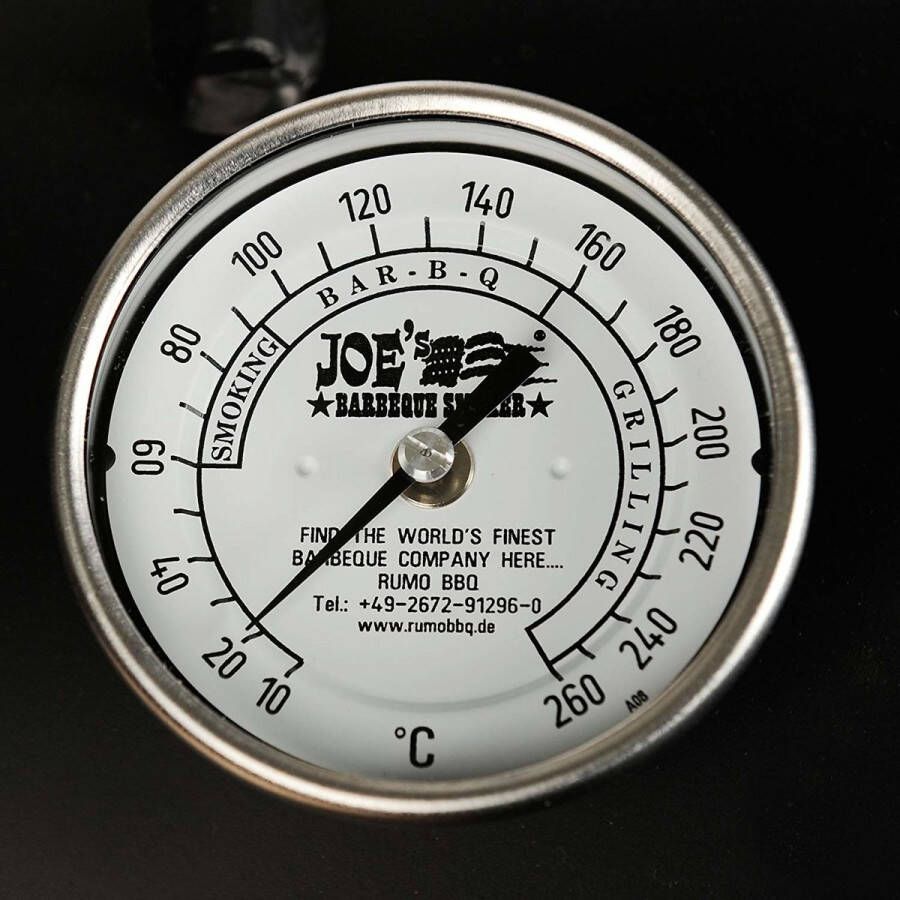 Joe's bbq RVS Thermometer Barbecue thermometer Deksel thermometer