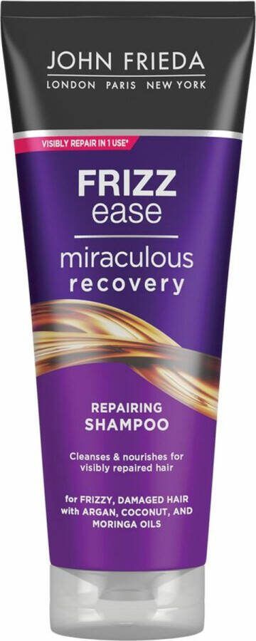 John Frieda 4x Frizz Ease Brazilian Sleek Shampoo 250 ml