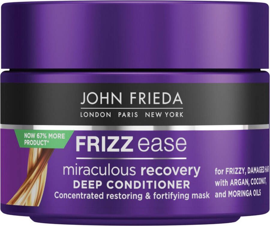 John Frieda 4x Frizz Ease Miraculous Recovery Haarmasker 250 ml