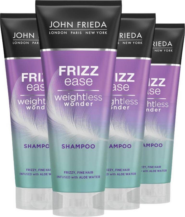 John Frieda 4x Shampoo frizz ease weightless wonder 250ML