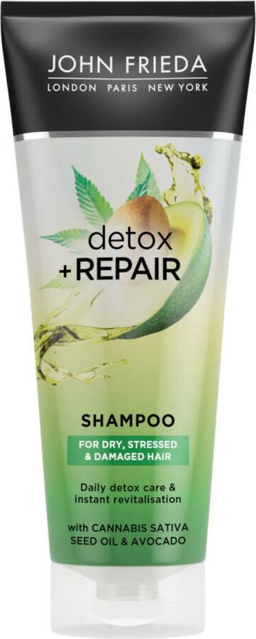 John Frieda Detox + Repair shampoo 250 ml