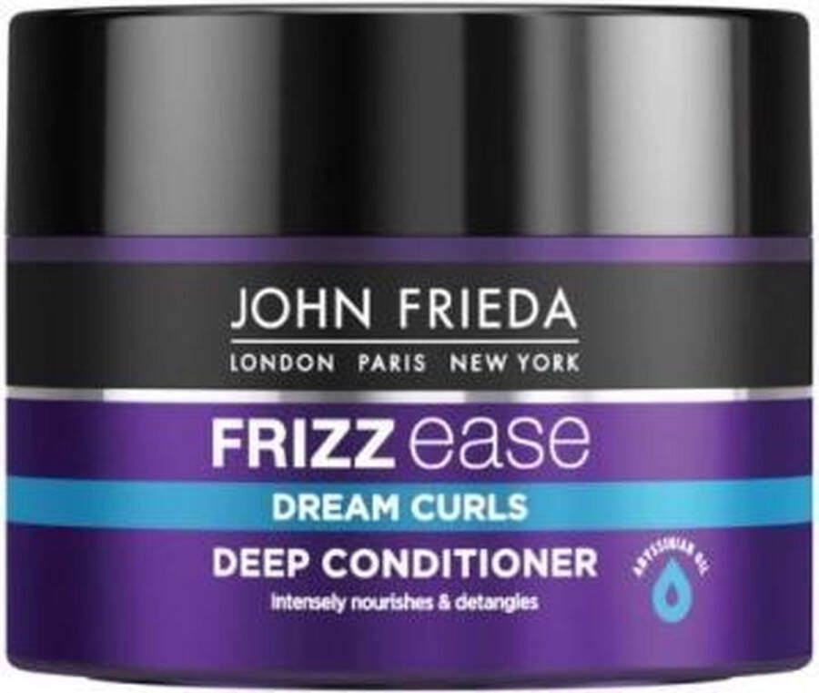 John Frieda Frizz Ease Dream Curls Deep Conditioner Smoothing Conditioner For Wavy And Curly Hair 250ml