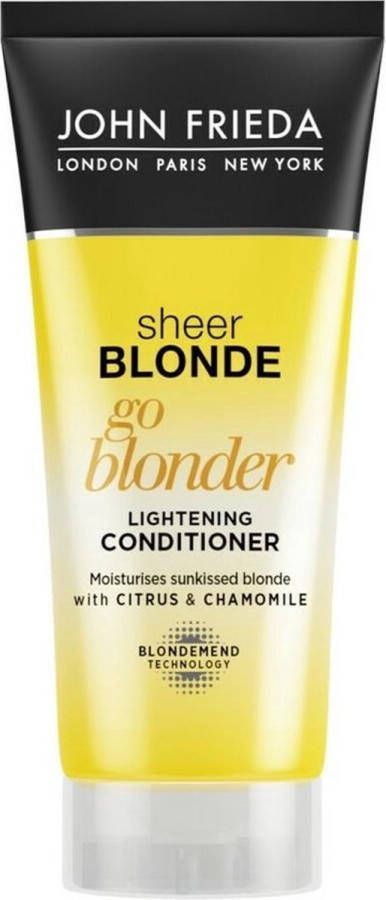 John Frieda Go Blonder Conditioner 75 ml lightening with citrus and chamomile