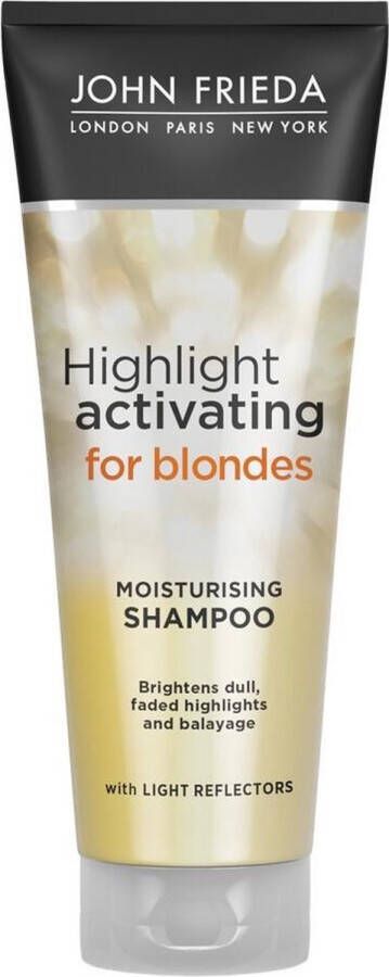 John Frieda Sheer Blonde Highlight Activating Brightening Shampoo Lighter Blondes 250ml