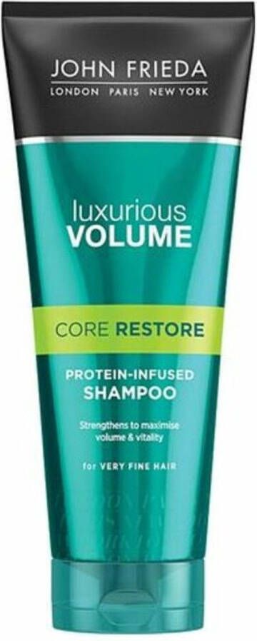 John Frieda Luxurious Volume Core Restore versterkende shampoo voor fijn haar 250ml