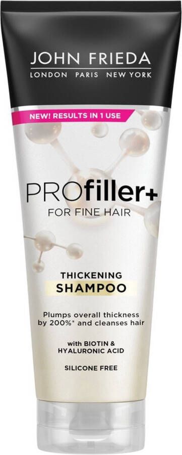 John Frieda PROfiller+ Thickening Shampoo 4x250ml Voordeelverpakking