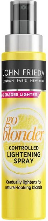 John Frieda Sheer Blonde Go Blonder Controlled Lightening Hairspray 4x100ml Voordeelverpakking
