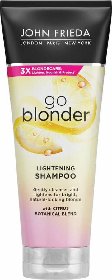 John Frieda Sheer Blonde Go Blonder Lightening Shampoo voor blond haar 250ml