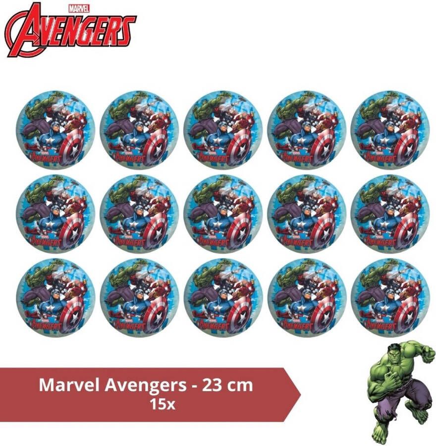 John Toys Bal Voordeelverpakking Marvel Avengers 23 cm 15 stuks