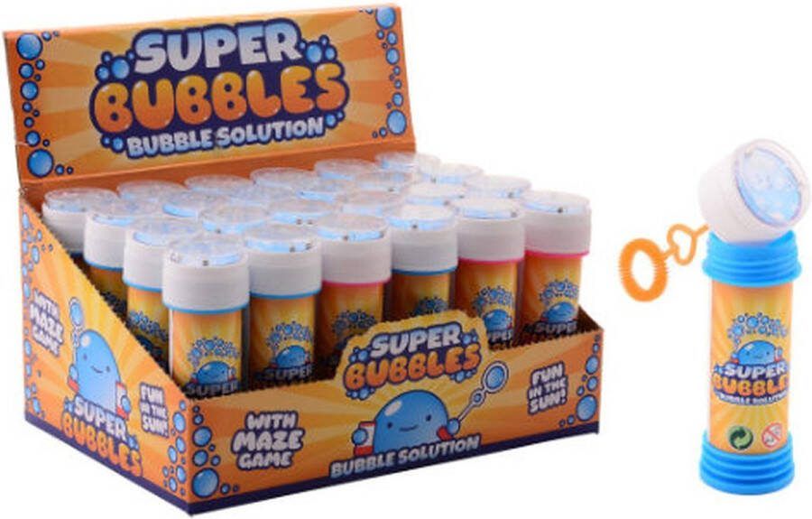 Johntoy Bellenblaas Uitdeelcadeaus 24 Flesjes Bellenblaas Speelgoed Kinderen Display Bellenblaas