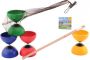 Coppens Outdoor Fun diabolo met houten stokjes 4 assorti - Thumbnail 1