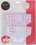 Johntoy Stoffen Luiers Baby Rose Roze wit 2 Stuks - Thumbnail 1