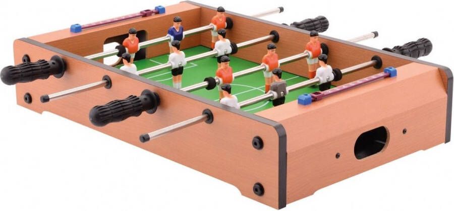 John Toys Tafelvoetbal spel 50 x 31 cm speelgoed Kinderspellen Behendigheidsspellen Voetballen Tafelvoetballen Tafelvoetbal spel klein voor kinderen en volwassenen