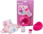 Johntoy Verzorgingset Baby Rose Meisjes Roze 4-delig - Thumbnail 1