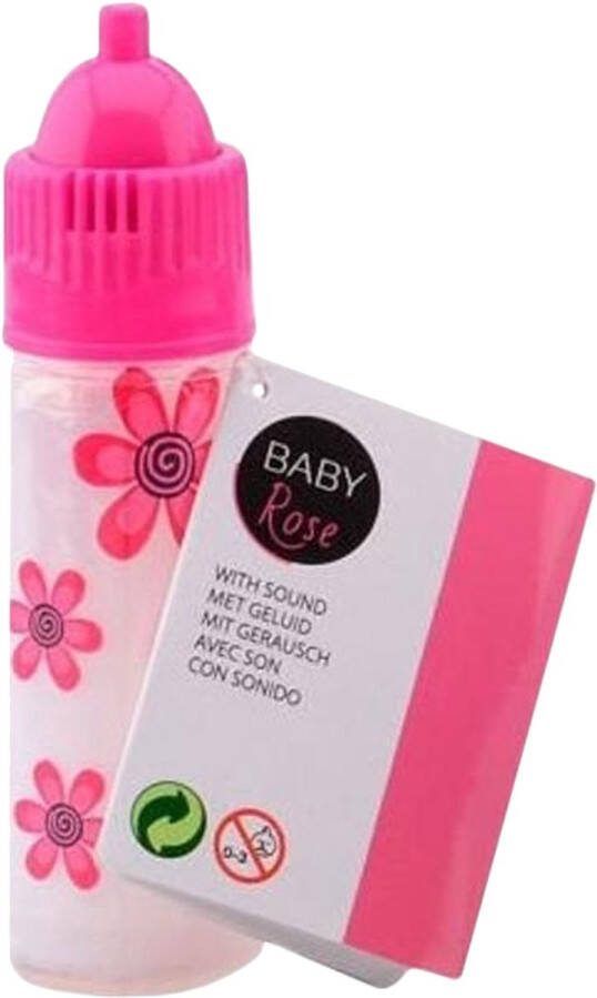 Johntoy Baby Rose Baby rose zuigfles met geluid 27570