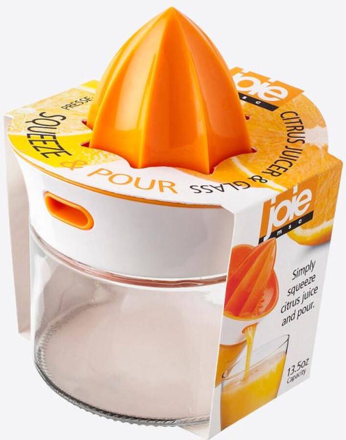 Joie citruspers met schenktuit oranje 400ml