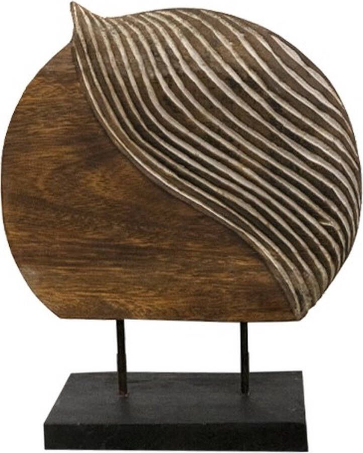 JoJo Living Woonaccessoires Ornament Teakhouten ornament Poni Handgemaakt