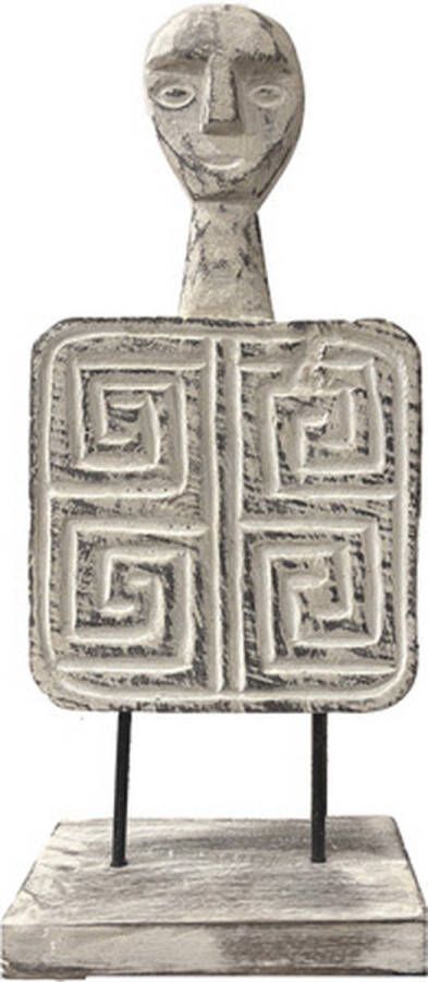JoJo Living Woonaccessoires Ornamenten Suarhouten ornament Rafika Model 5 Handgemaakt