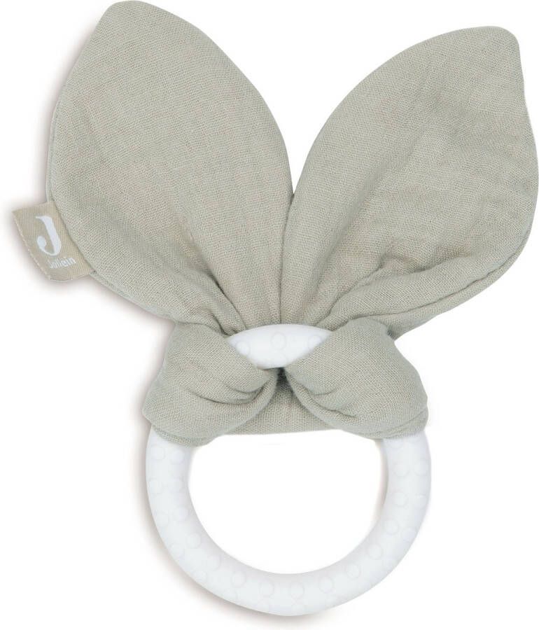 Jollein Bijtring Siliconen Bunny Ears Olive Green