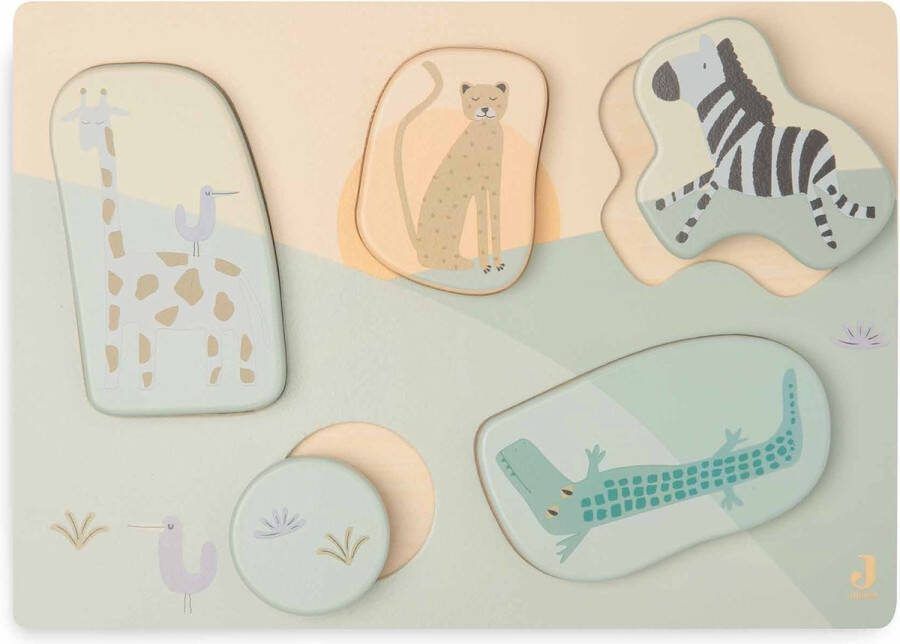 Jollein houten puzzel Jungle Jambo
