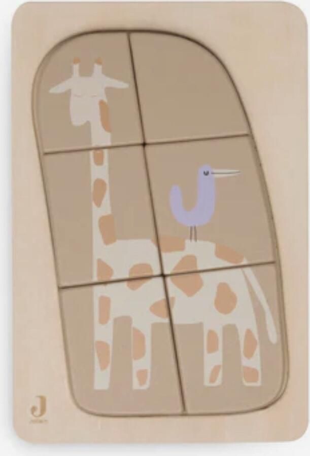 Jollein 105-001-67090 Puzzel Hout Jungle Jambo Giraffe