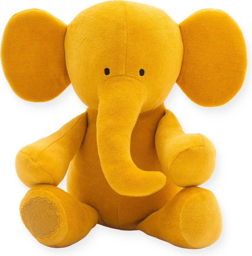 Jollein Elephant mustard knuffel 37 cm