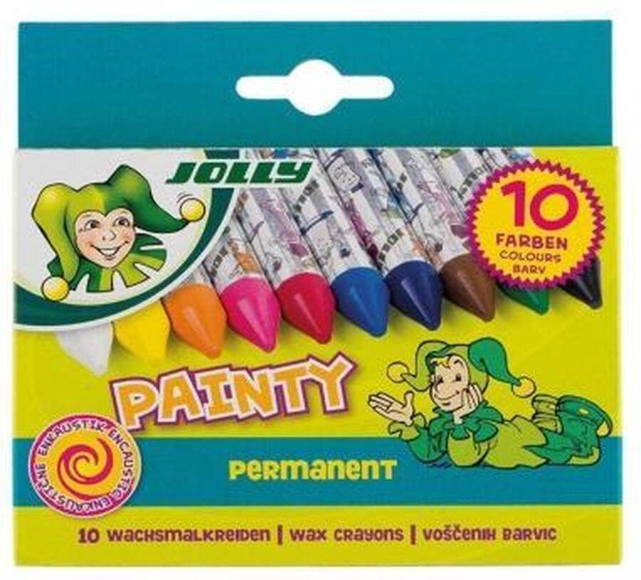 Jolly Painty Waskrijtjes 10 stuks