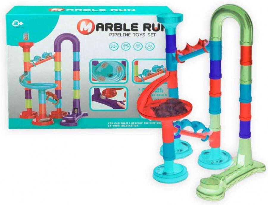 Jonotoys knikkerbaan Marble Run junior 45-delig