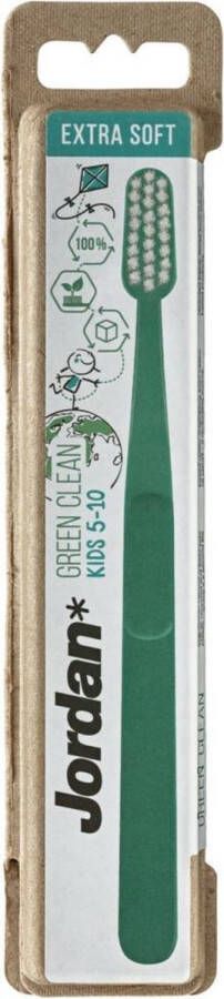 Jordan Tandenborstel Extra Soft Green Clean 5 10 jaar Groen