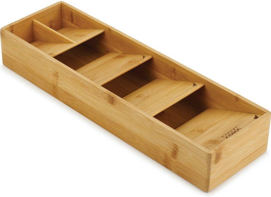 Joseph DrawerStore Organizer Bestek Bamboe Siliconen Bruin