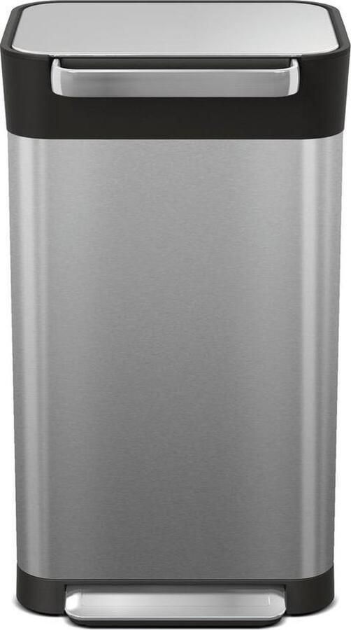 Joseph Intelligent Waste Prullenbak Titan Slim RVS 30 L Zilver