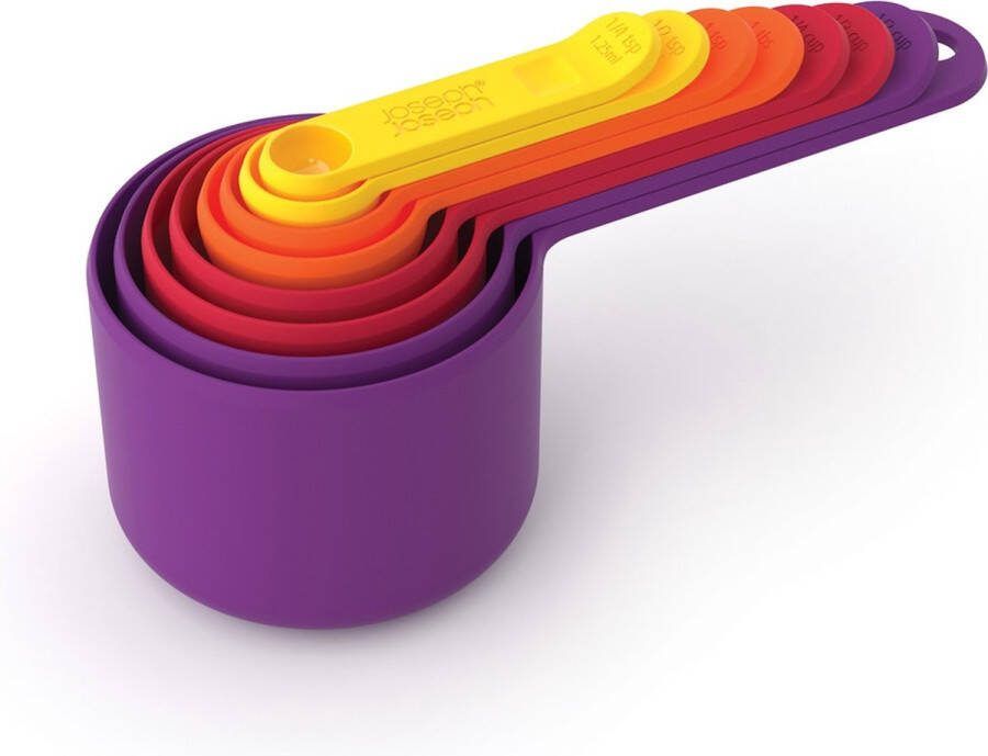 Joseph Nest Maatlepel Maatcupjes Set 8-delig Kleurenmix Bright