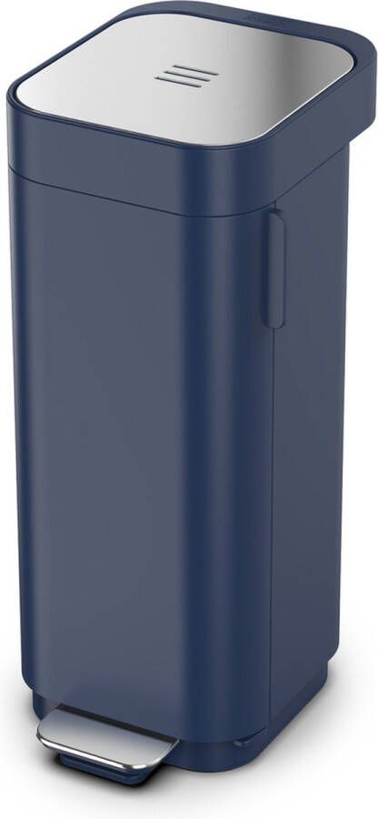 Joseph Porta Prullenbak 40 liter Roestvast Staal Blauw