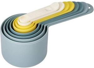 Joseph Set Van 2 Nest Maatlepel Set 8-delig (Kleurenmix Pastel)