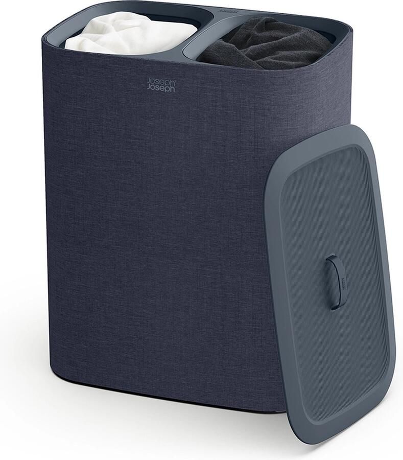 Joseph Tota Wasmand 90 liter met 2 Compartimenten met Handgrepen