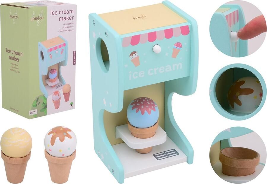 Jouéco Ijsmachine met drie ijsbollen